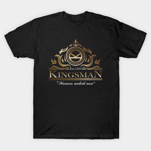 Kingsman Emblem T-Shirt by Alema Art